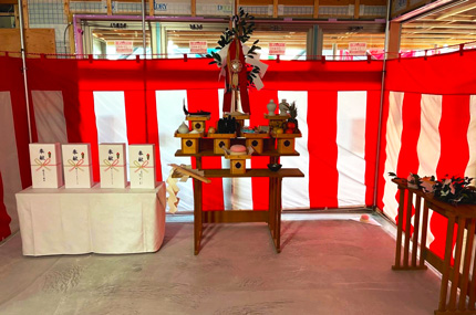 きど整形外科クリニック上棟式